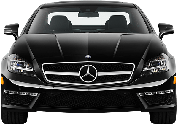 Car with man next to it